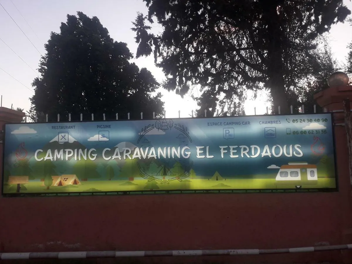 Camping Hotel Elferdaous Marakeş Fas